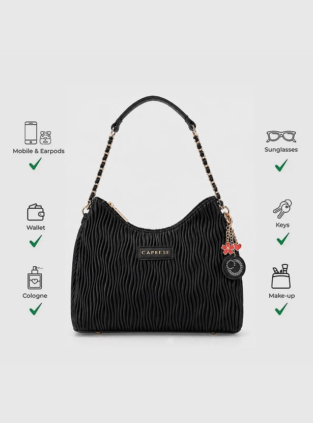 CAPRESE Textured Shoulder Bag