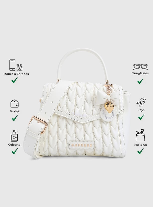 CAPRESE Quilted Handheld Bag