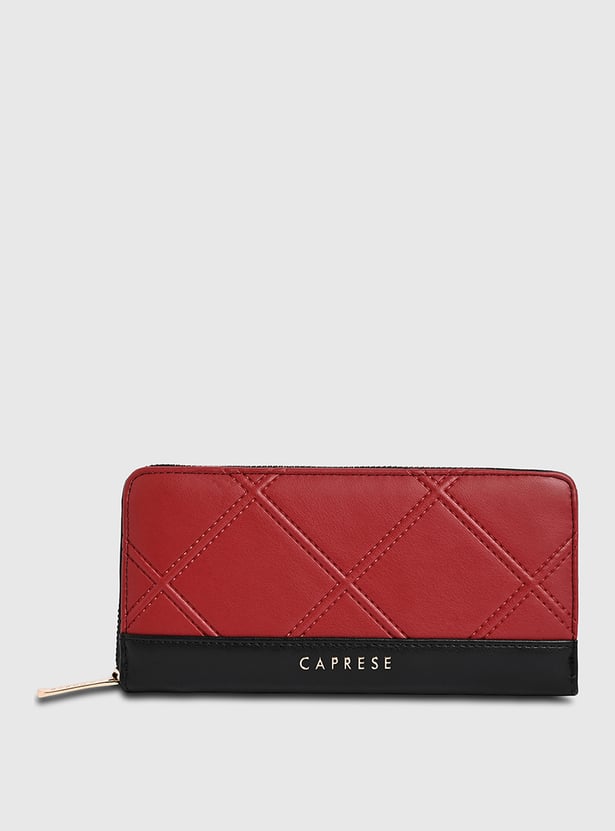CAPRESE Solid Zip-Around Wallet
