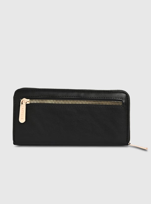 CAPRESE Solid Zip-Around Wallet