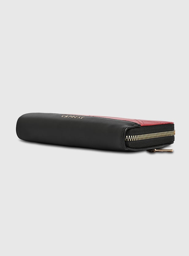 CAPRESE Solid Zip-Around Wallet