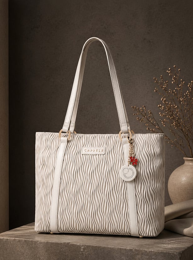 CAPRESE Textured Shoulder Bag