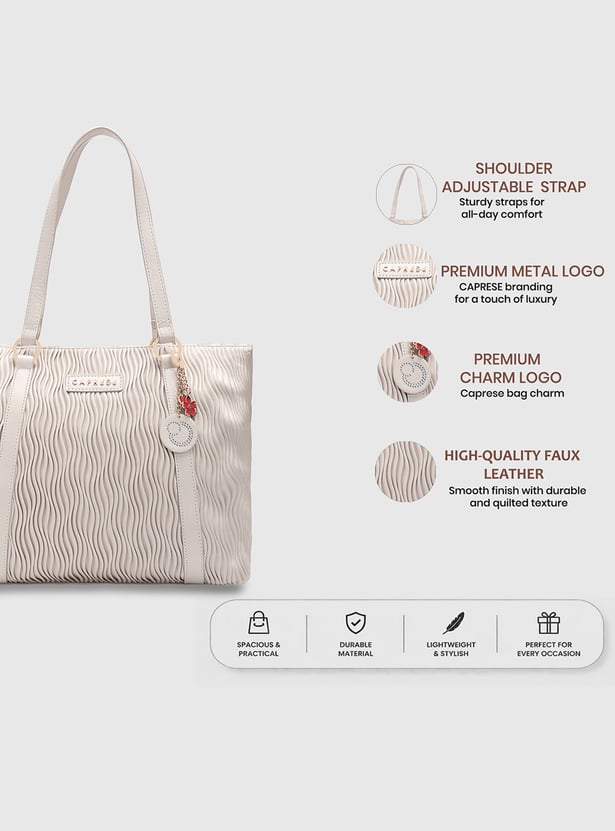CAPRESE Textured Shoulder Bag