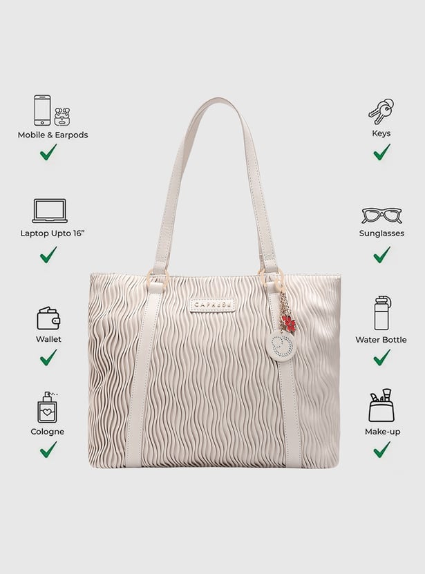 CAPRESE Textured Shoulder Bag