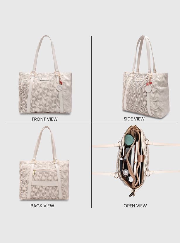 CAPRESE Textured Shoulder Bag