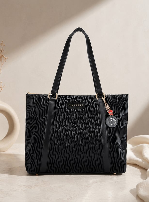 CAPRESE Textured Shoulder Bag