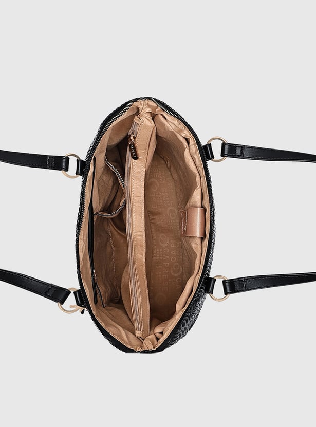 CAPRESE Textured Shoulder Bag