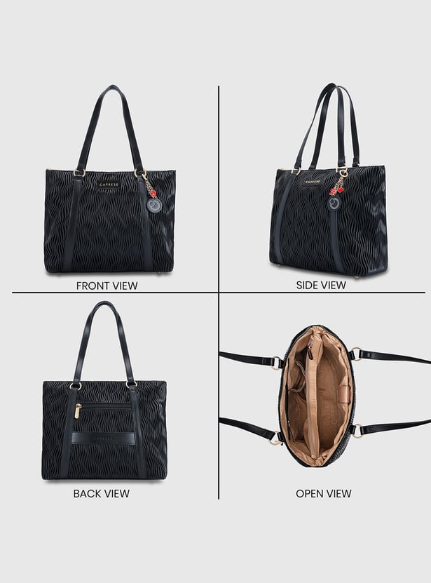 CAPRESE Textured Shoulder Bag