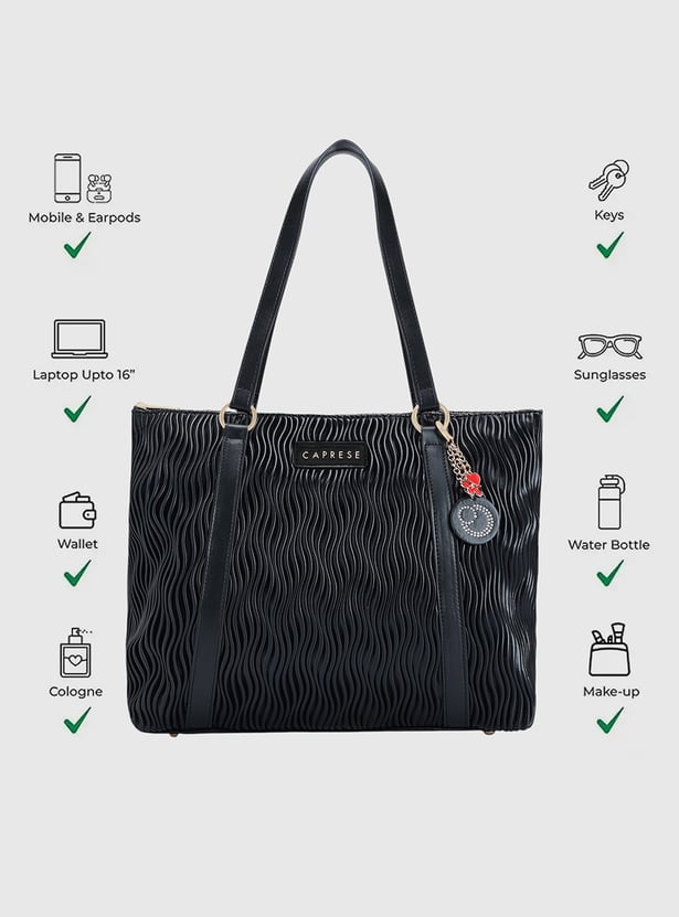 CAPRESE Textured Shoulder Bag