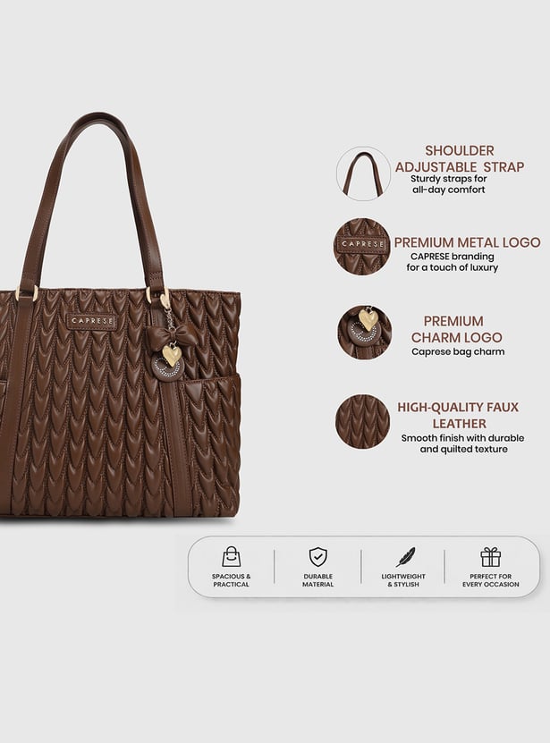 CAPRESE Quilted Laptop Bag