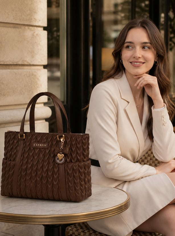 CAPRESE Quilted Laptop Bag