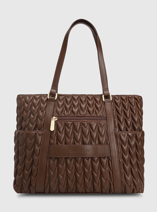 CAPRESE Quilted Laptop Bag
