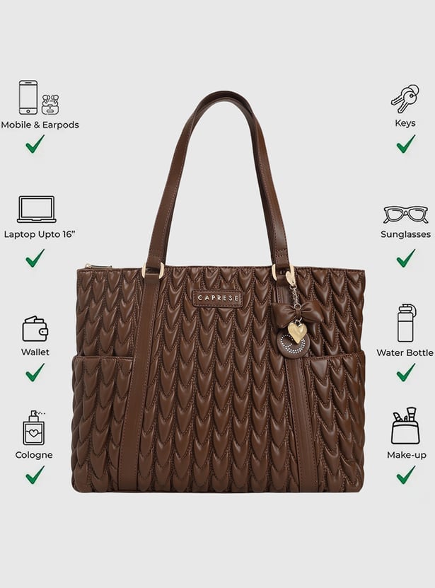 CAPRESE Quilted Laptop Bag
