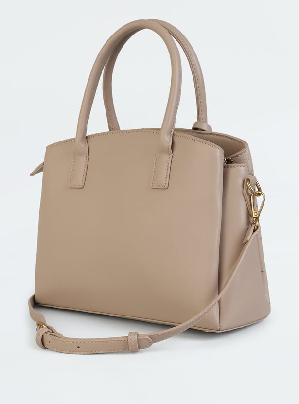 ALLEN SOLLY Debossed Handheld Bag
