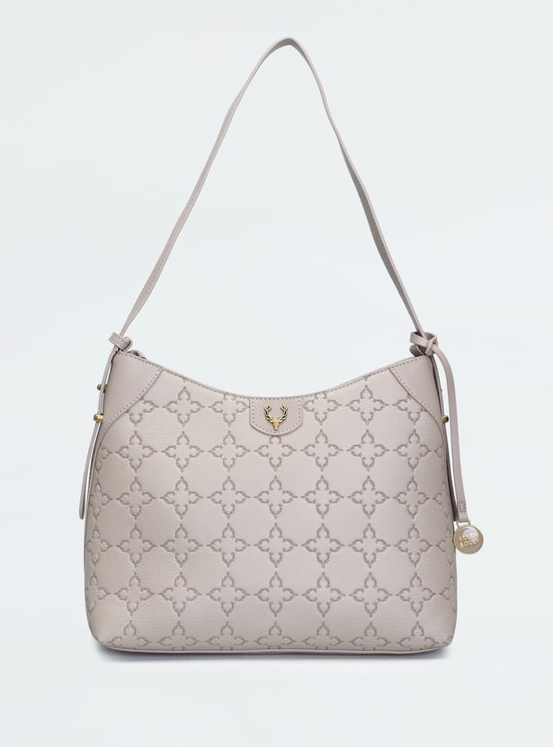 ALLEN SOLLY Embossed Shoulder Bag