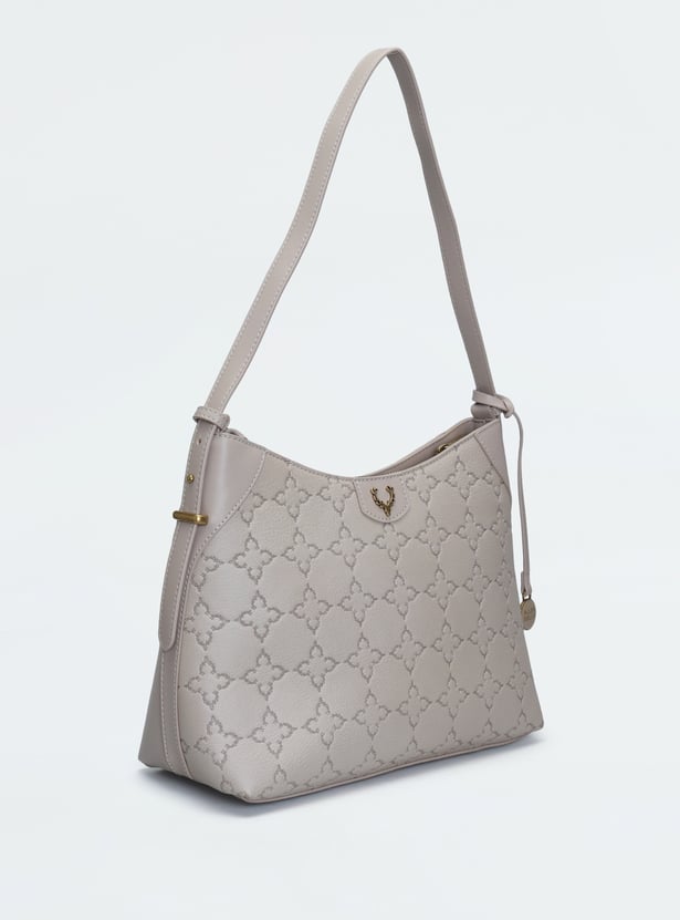 ALLEN SOLLY Embossed Shoulder Bag