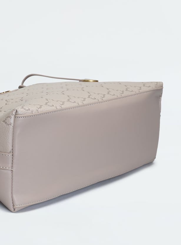 ALLEN SOLLY Embossed Shoulder Bag