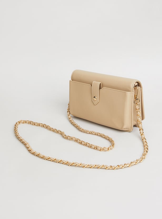 ALLEN SOLLY Solid Sling Bag