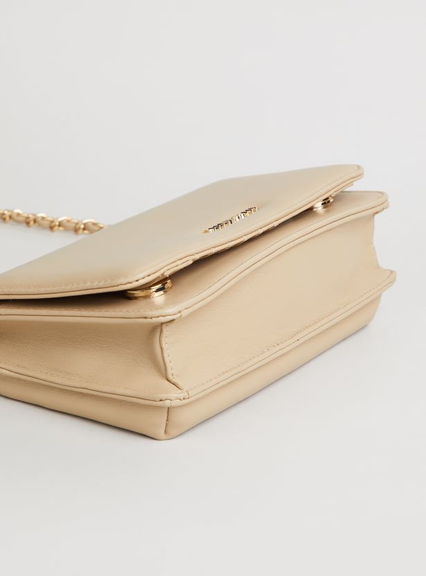 ALLEN SOLLY Solid Sling Bag
