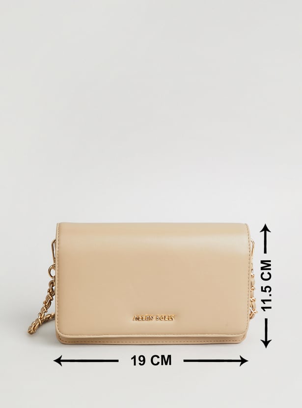 ALLEN SOLLY Solid Sling Bag