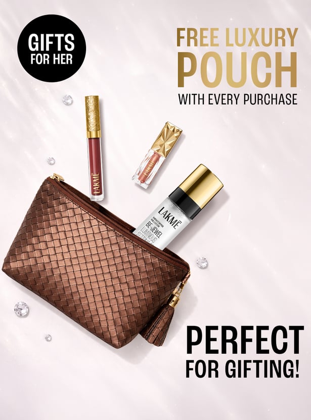 LAKME Be-Jewel Festive Trio Make-Up Kit with Travel Pouch