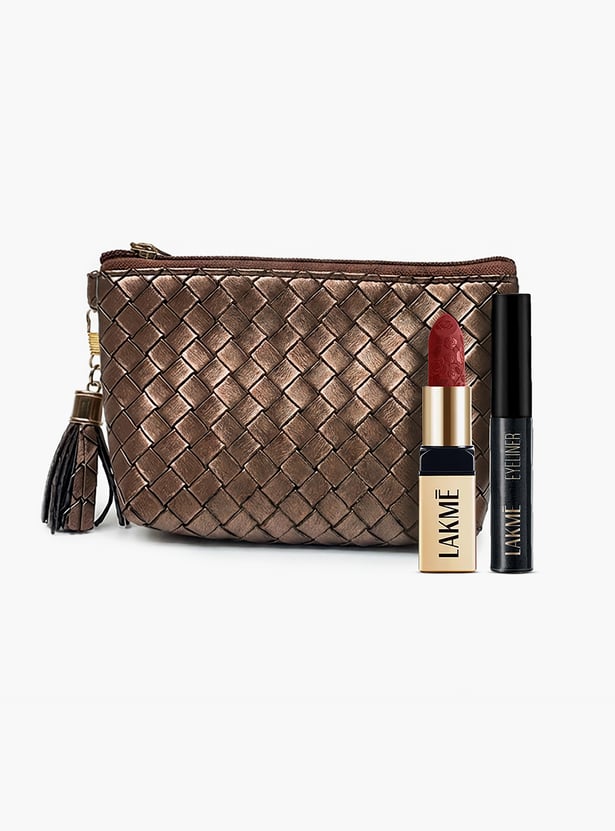 LAKME Wedding Guest Glam Duo Kit with Travel Pouch