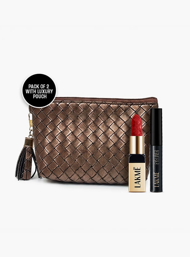 LAKME Wedding Guest Glam Duo Kit with Travel Pouch
