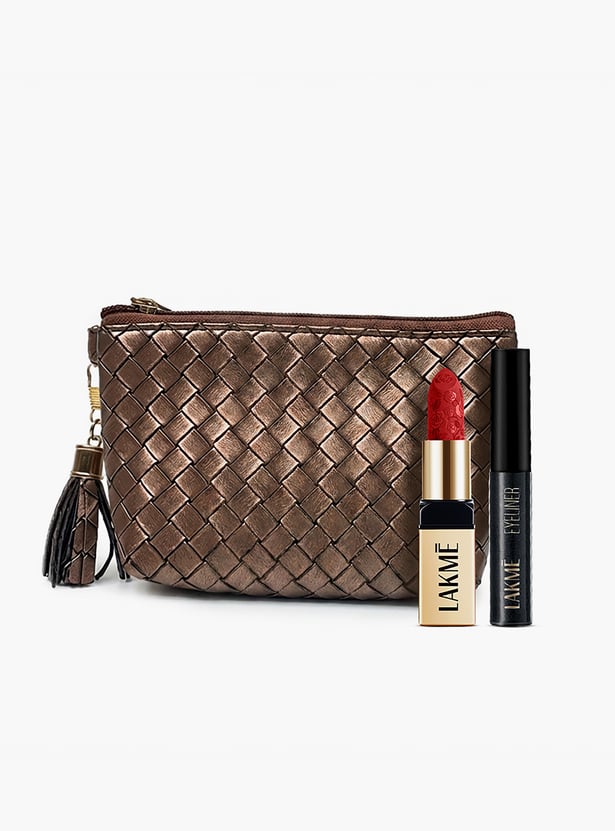 LAKME Wedding Guest Glam Duo Kit with Travel Pouch
