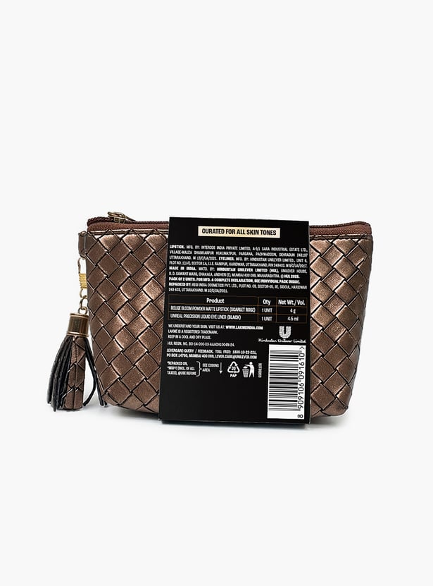 LAKME Wedding Guest Glam Duo Kit with Travel Pouch