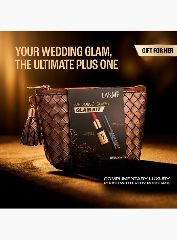 LAKME Wedding Guest Glam Duo Kit with Travel Pouch