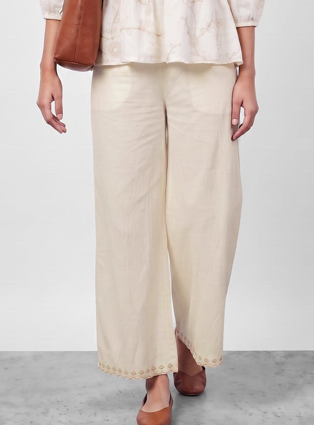MELANGE Solid Palazzos