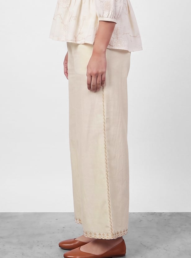 MELANGE Solid Palazzos