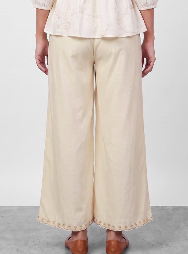 MELANGE Solid Palazzos