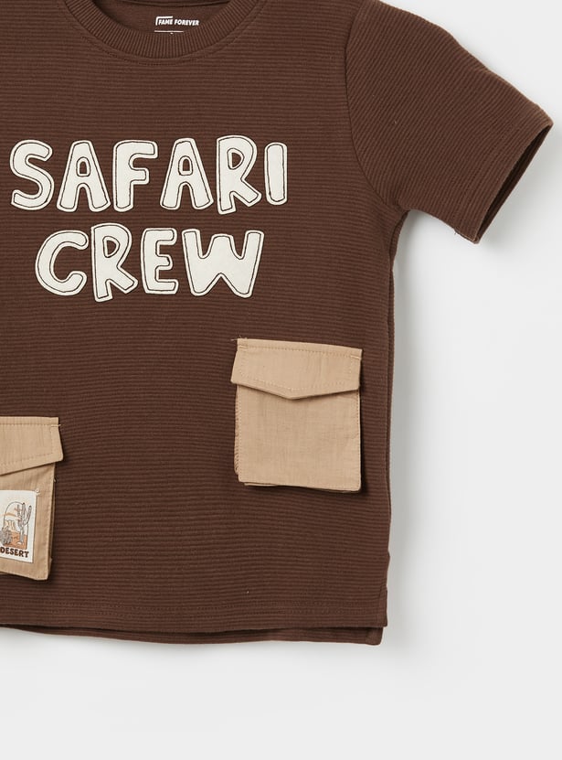FAME FOREVER Boys Printed T-shirt
