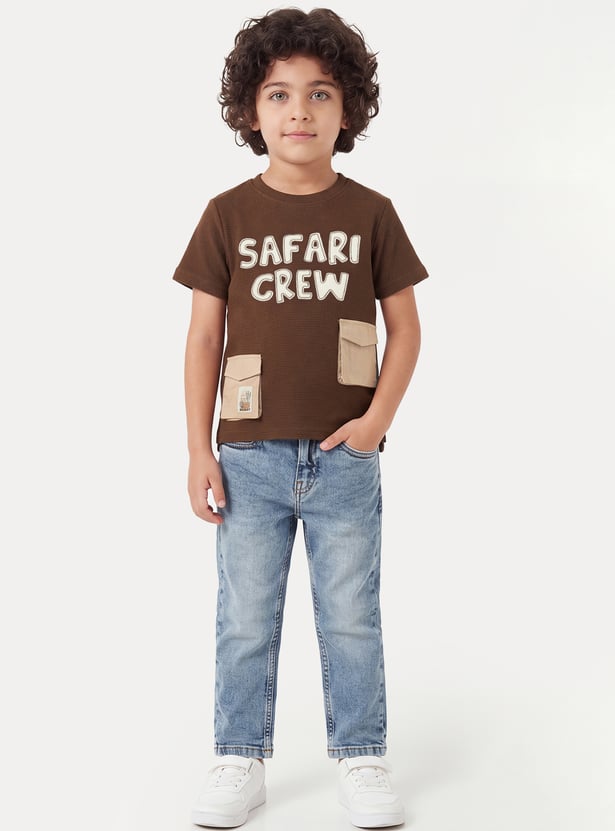 FAME FOREVER Boys Printed T-shirt