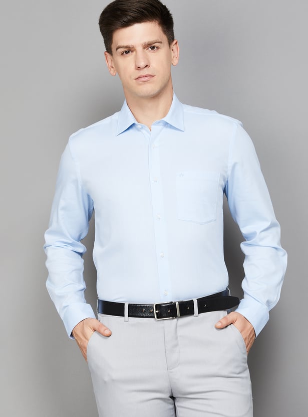 ARROW Solid Regular Fit Formal Shirt