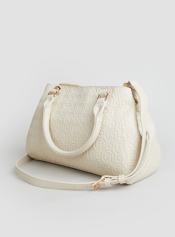 ELLE Embossed Handheld Bag
