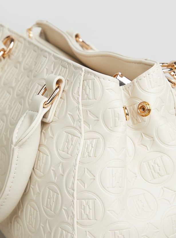 ELLE Embossed Handheld Bag
