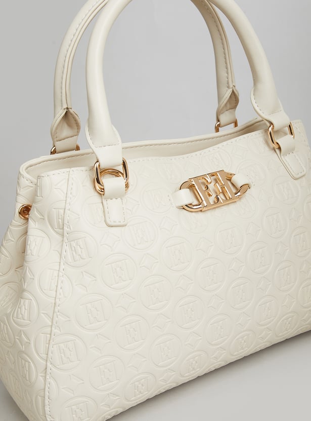 ELLE Embossed Handheld Bag