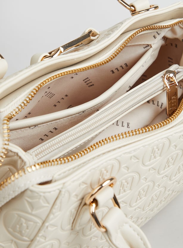 ELLE Embossed Handheld Bag