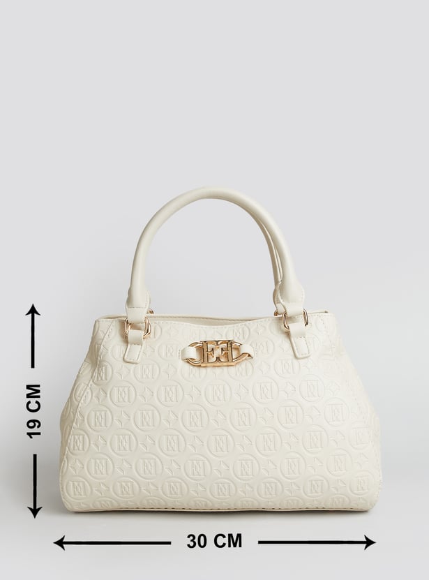 ELLE Embossed Handheld Bag