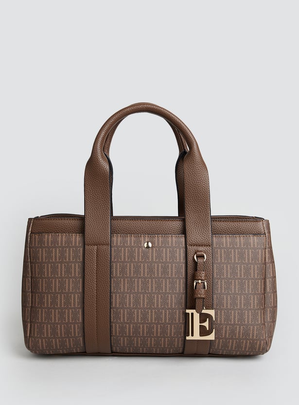 ELLE Textured Handheld Bag with Detachable Strap