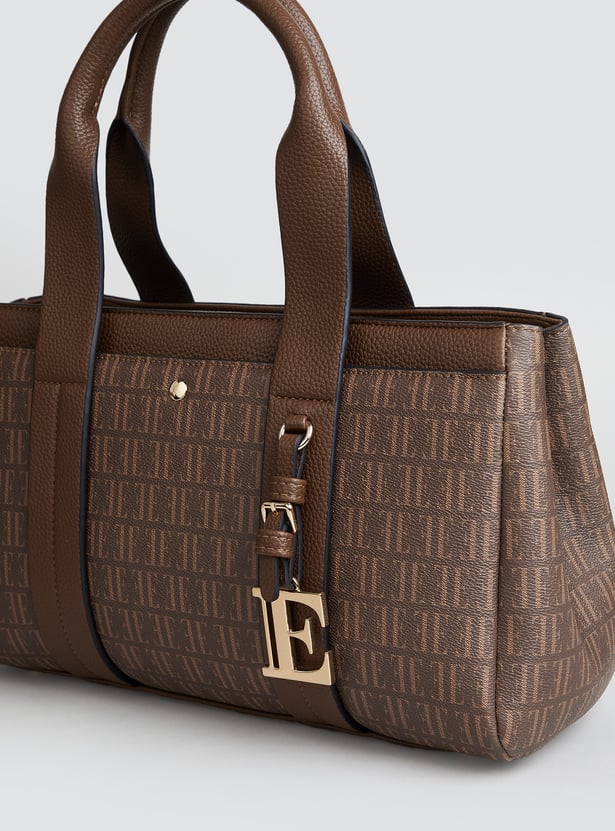 ELLE Textured Handheld Bag with Detachable Strap