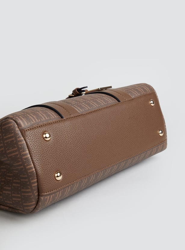 ELLE Textured Handheld Bag with Detachable Strap