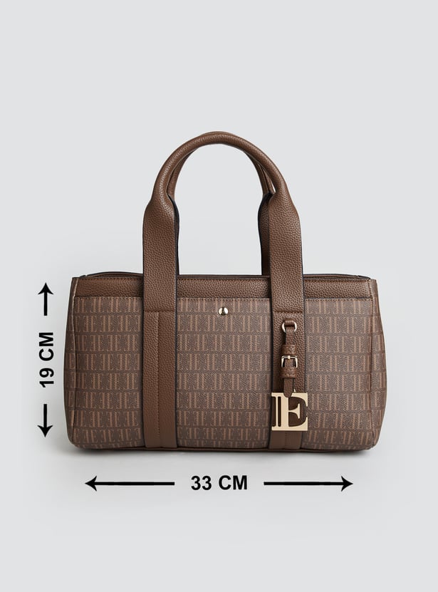 ELLE Textured Handheld Bag with Detachable Strap