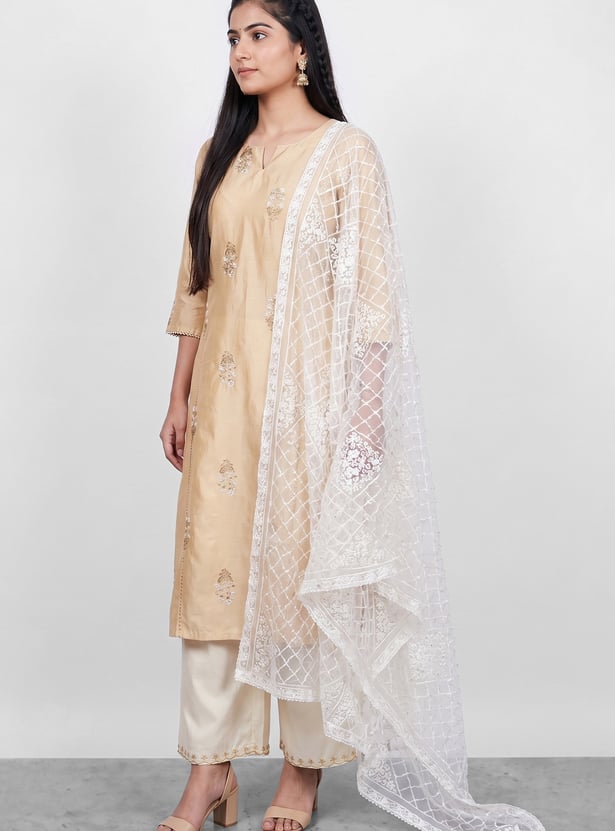 MELANGE Embroidered Dupatta