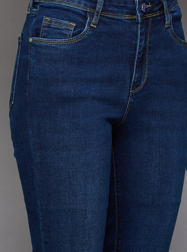 KRAUS High-Rise Flared Jeans