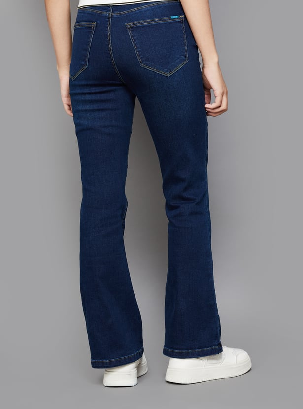KRAUS High-Rise Flared Jeans