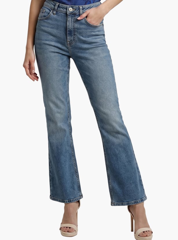 VERO MODA Faded Bootcut Jeans