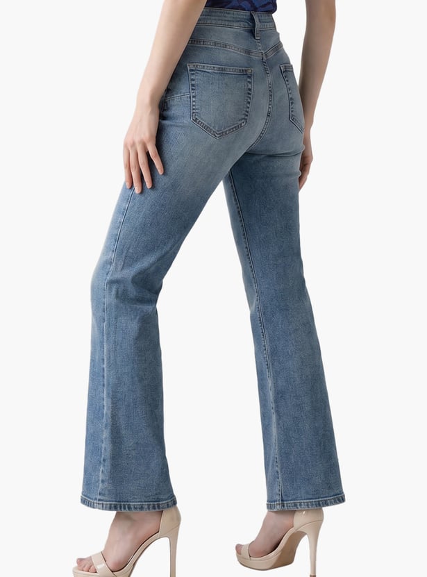 VERO MODA Faded Bootcut Jeans